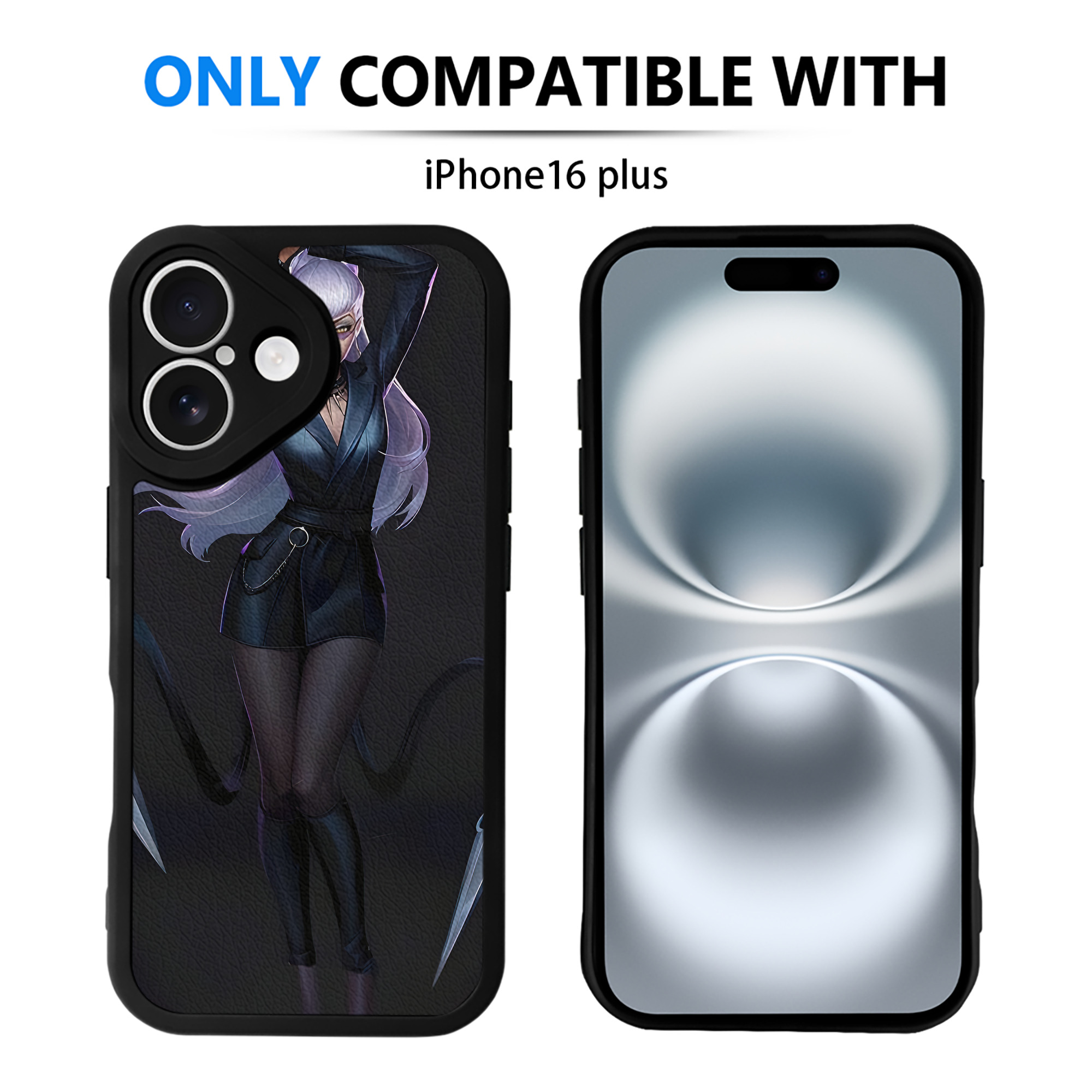 （画像用） リーグ・オブ・レジェンド League of Legends LOL 【iPhone 16シリーズ対応】シリコンスマホケース（レザー調） 材質：シリコン